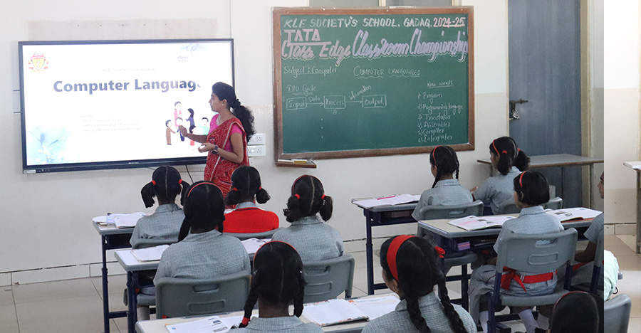 KLE school gadag Digital Classroom